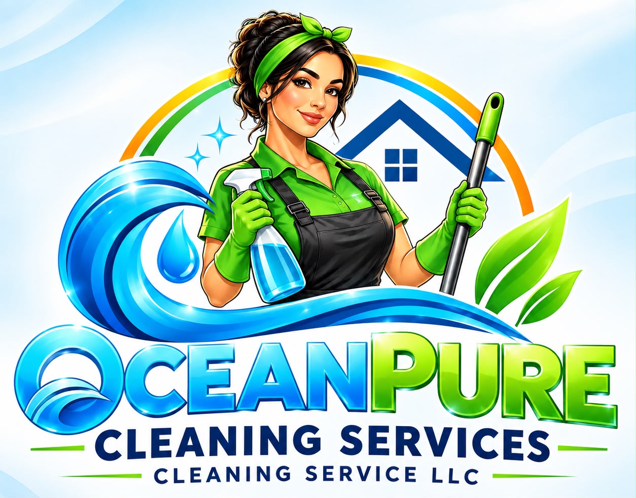 OceanPure Cleaning Services Logo